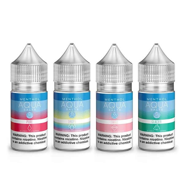 AQUA Menthol アクアメンソール4本セット(ニコチンリキッド)JUUL詰め替え対応